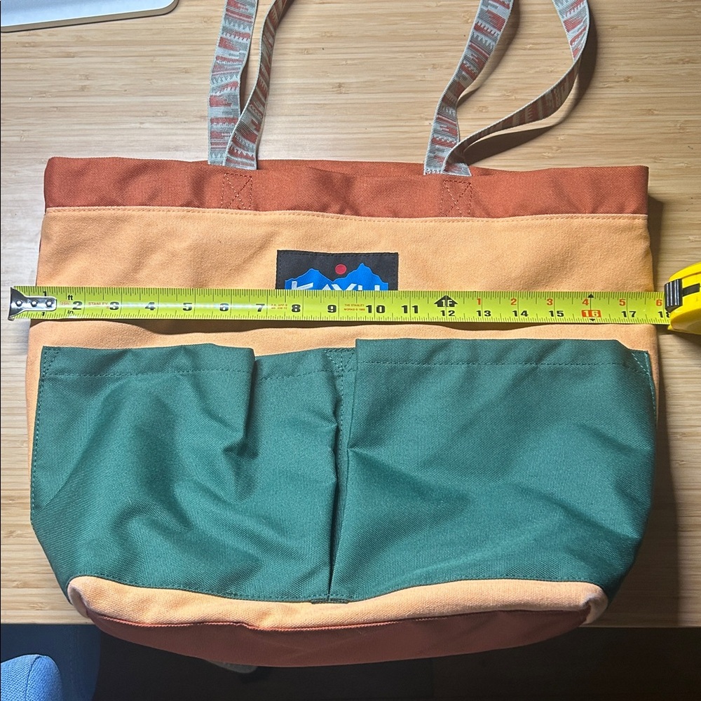 KAVU Orange and Green Tote Bag - Picture 7 of 10